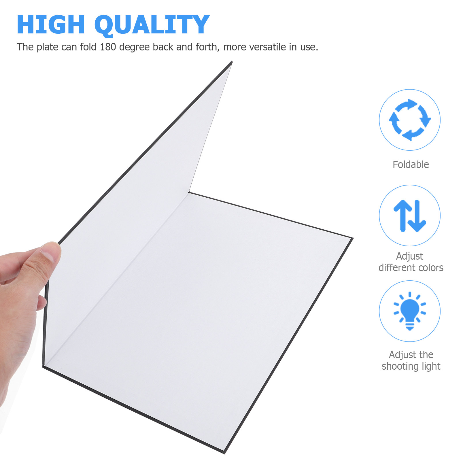 Photography Lighting Reflectors - Foldable A4 Photography Cardboard Reflector Black