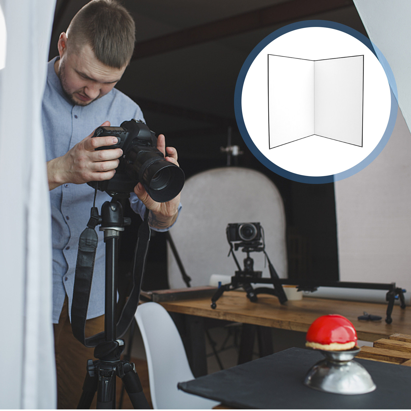 Photography Lighting Reflectors - Foldable A3 Photography Reflective Board Double