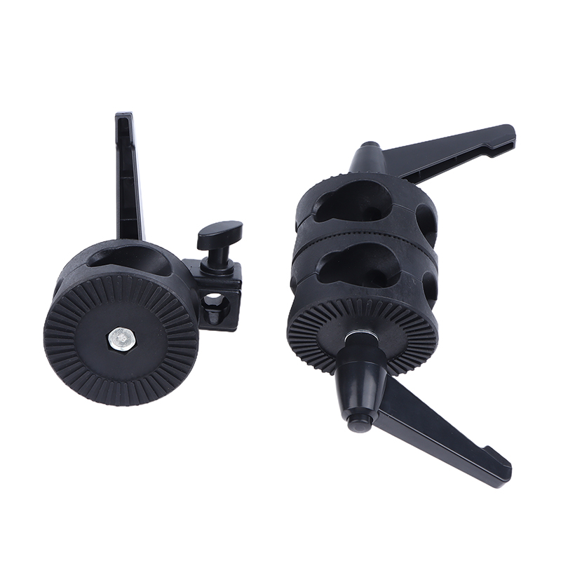Reflector Arm Clamp - Swivel Single/Double Head Grip Holder Bracket