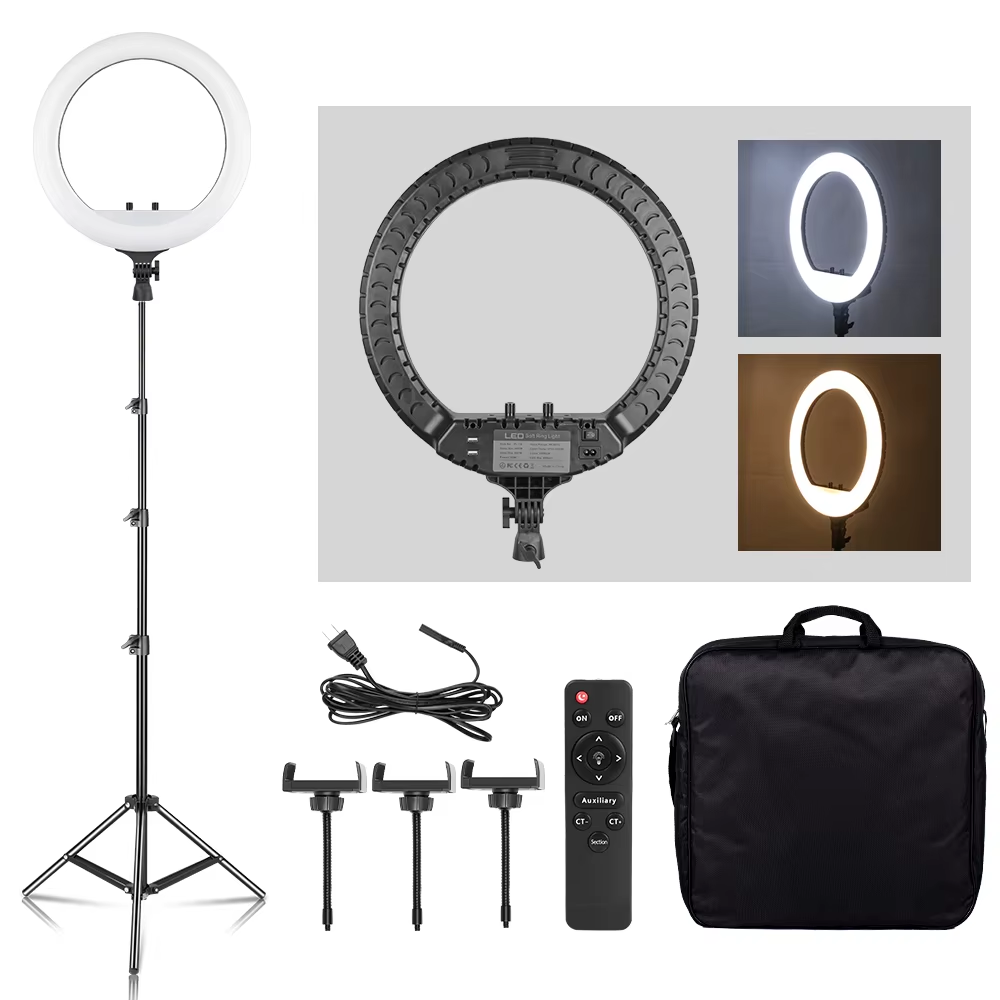 SH 18 Inch Knob Ring Light LED - Photography Lighting Wand ulasan dan harga