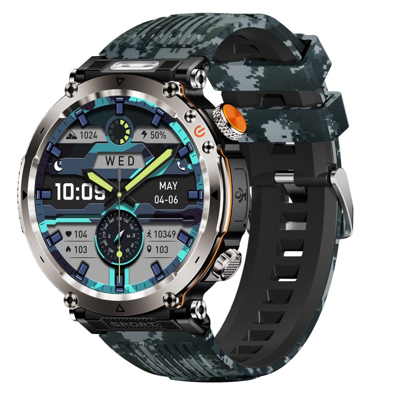 Flashlight Smart Watch Men BT  - Photography Lighting Assistant ulasan dan harga
