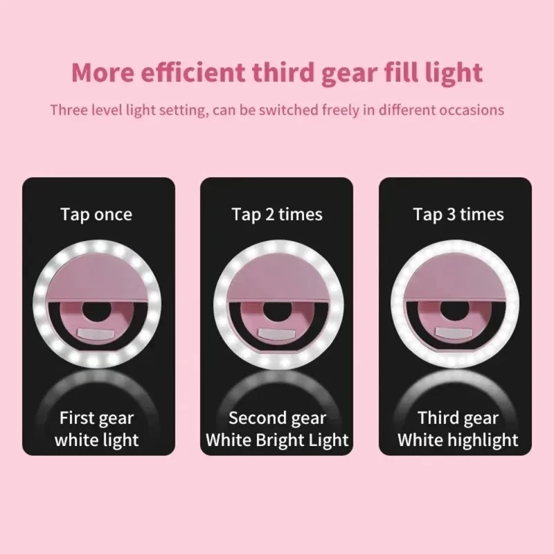 1-4pcs LED Selfie Ring Fill Li - Photography Lighting Wand ulasan dan harga