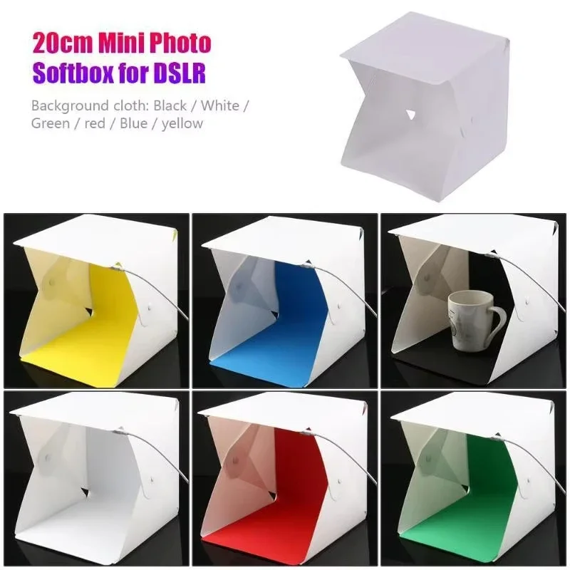 New Mini Folding Photo Booth S - Softbox Portable Strip ulasan dan harga
