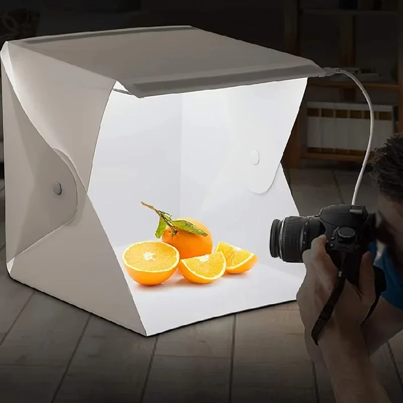 New Mini Folding Photo Booth S - Softbox Portable Strip ulasan dan harga