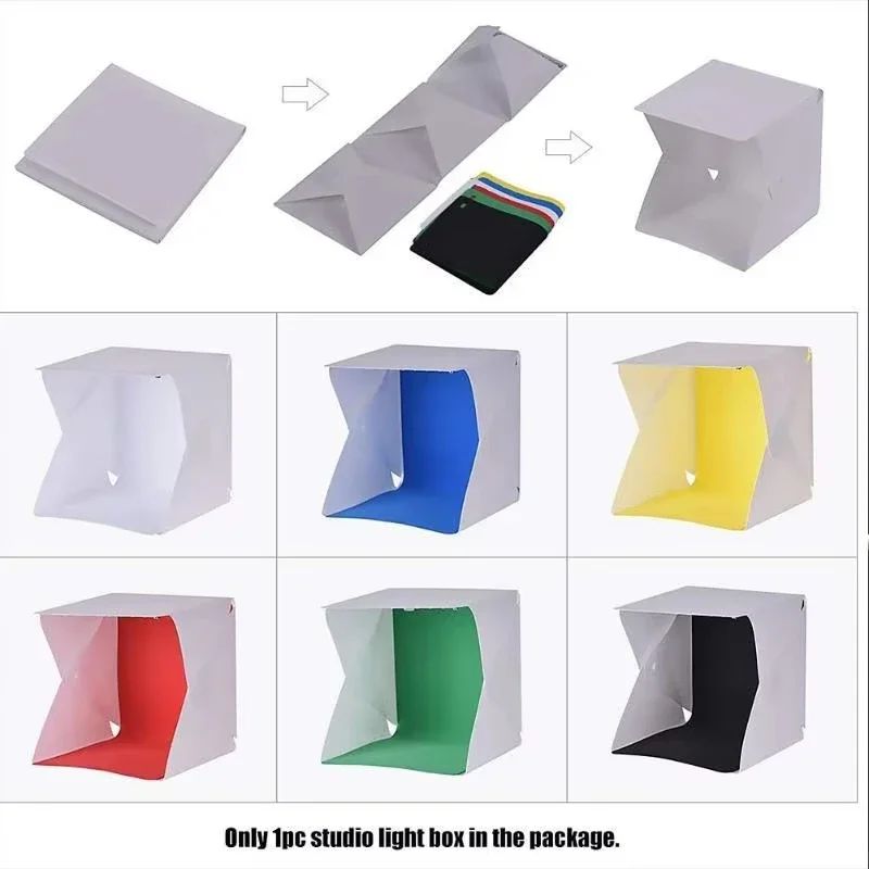New Mini Folding Photo Booth S - Softbox Portable Strip ulasan dan harga