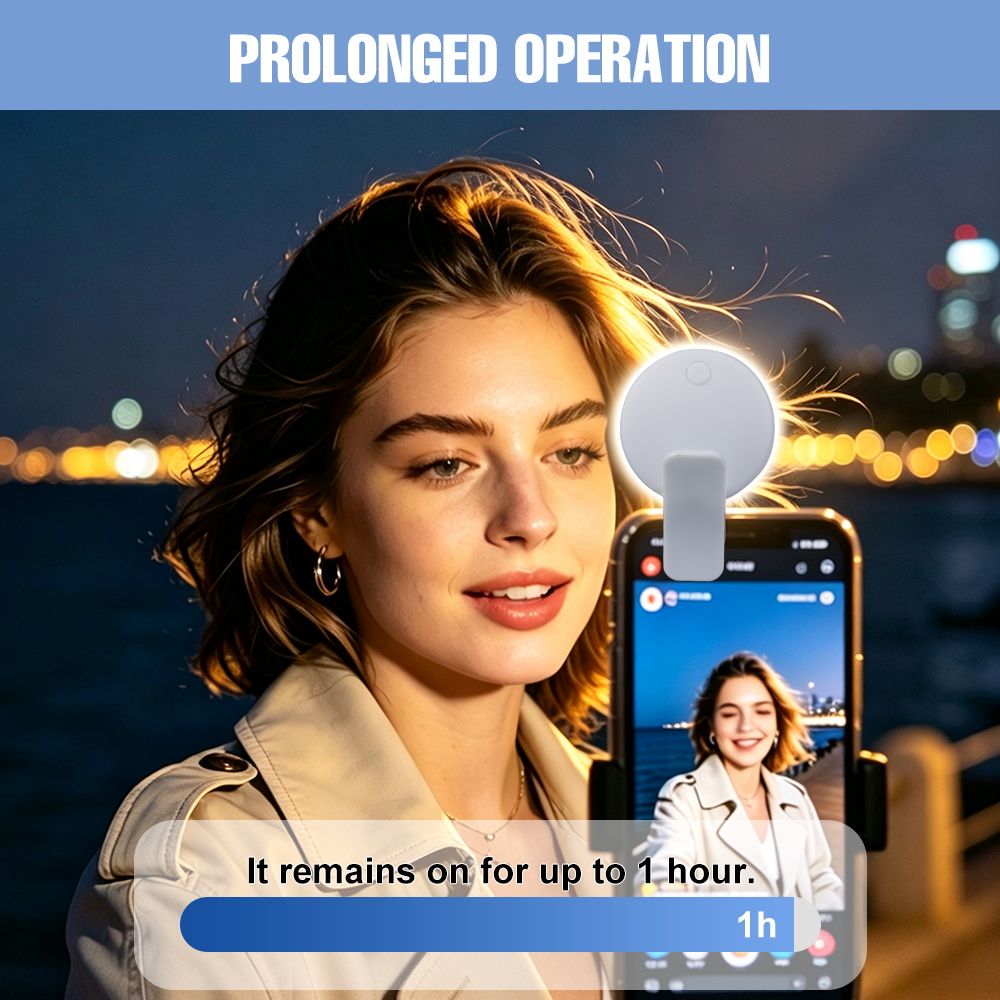 Portable Clip‑on Selfie Fill L - Makeup Photography Lighting ulasan dan harga
