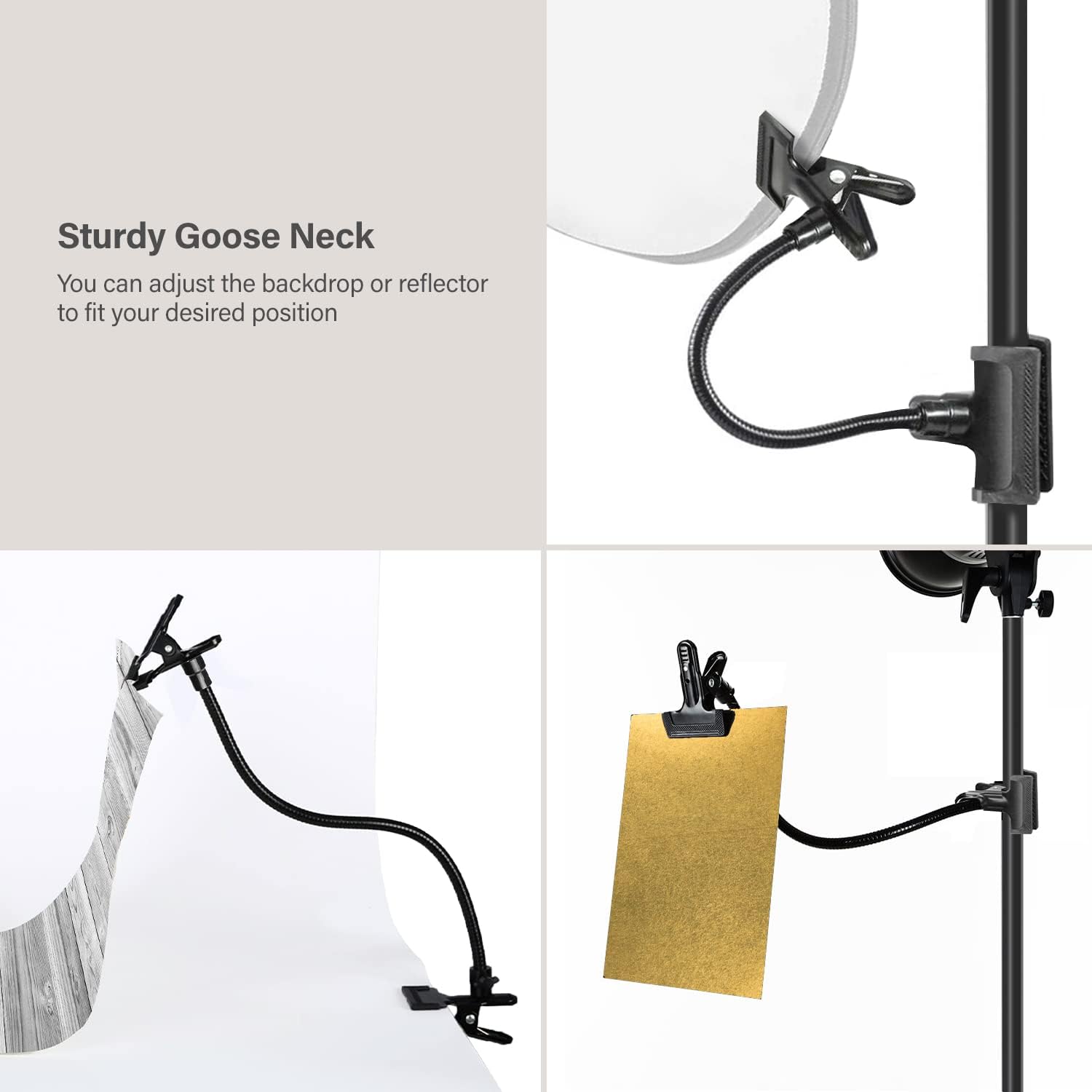 Background Holder Clamp W/ Fle - Reflector Arm Clamp ulasan dan harga