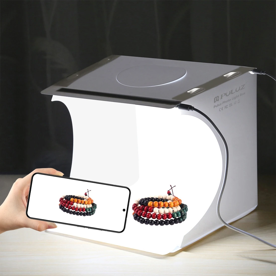 PULUZ 20cm Mini 2 LED Panels F - Photography Lighting Case ulasan dan harga