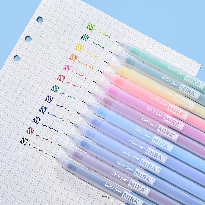 6/10/12 Colour Gel Pens Set 0. - Coloured Gel Set ulasan dan harga