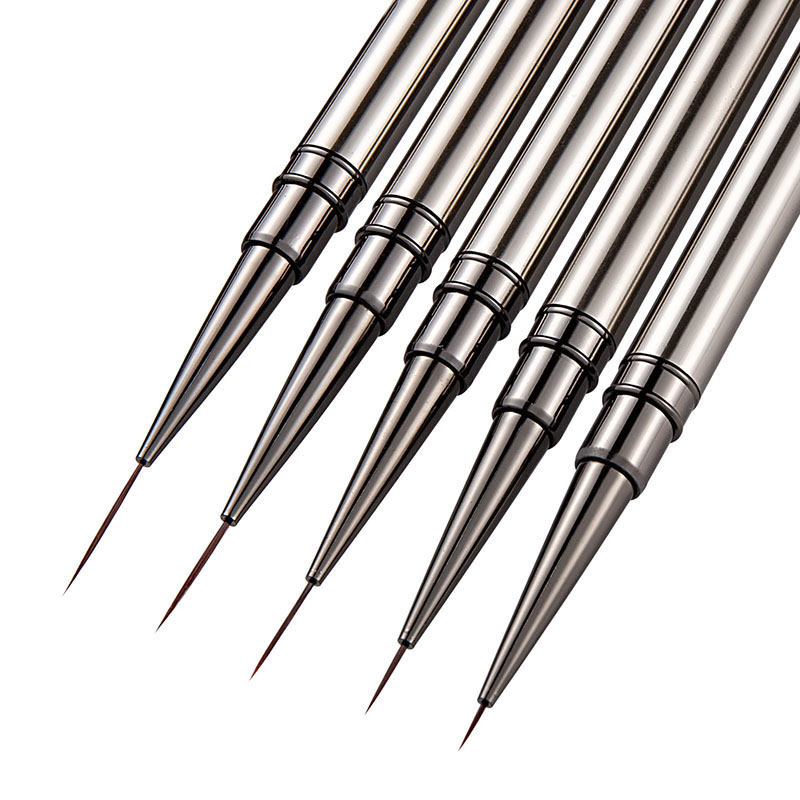 5pcs Nail Art Liner Brushes Se - Coloured Gel Set ulasan dan harga