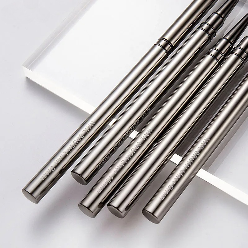 5pcs Nail Art Liner Brushes Se - Coloured Gel Set ulasan dan harga