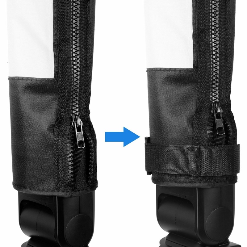 Selens Portable Hot Shoe Flash - Softbox Portable Strip ulasan dan harga