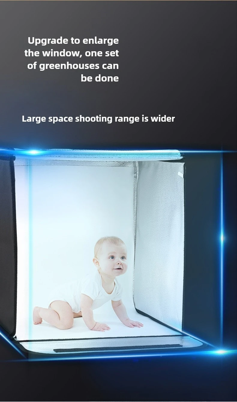 40cm Photography LED Studio Li - Photography Lighting Case ulasan dan harga