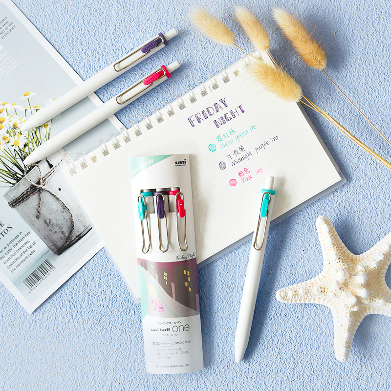 Uni-ball One Gel Pen Limited S - Coloured Gel Set ulasan dan harga