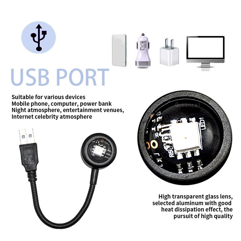 LED USB Sunset Lamp Projector  - Photography Lighting Mood ulasan dan harga