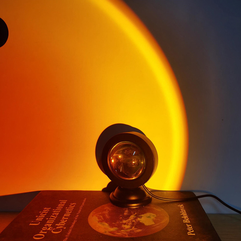 Led USB Sunset Lamp Projector  - Photography Lighting Mood ulasan dan harga