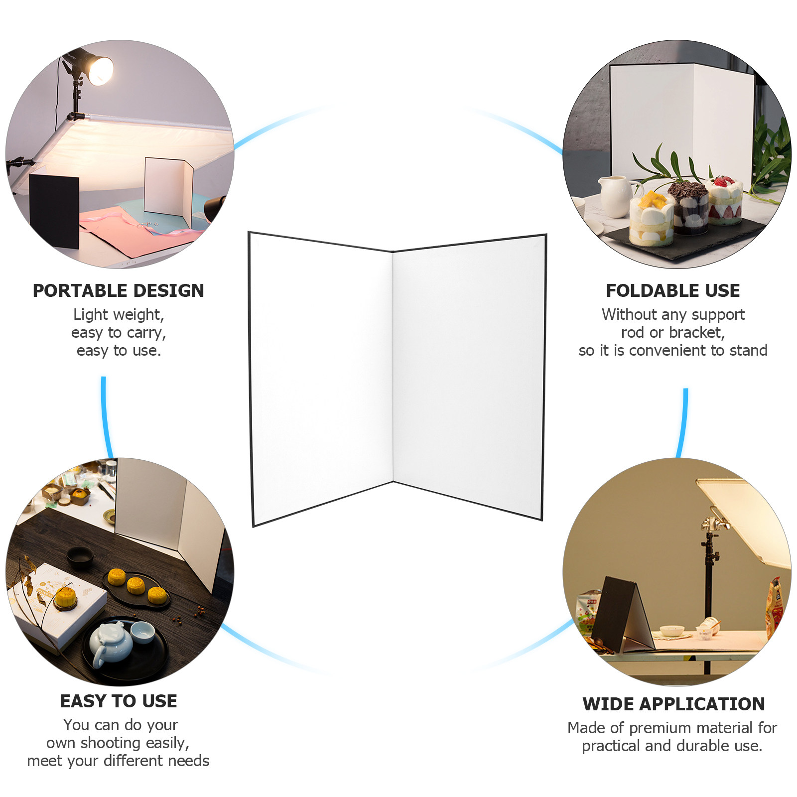 Foldable A3 Photography Reflec - Photography Lighting Reflectors ulasan dan harga