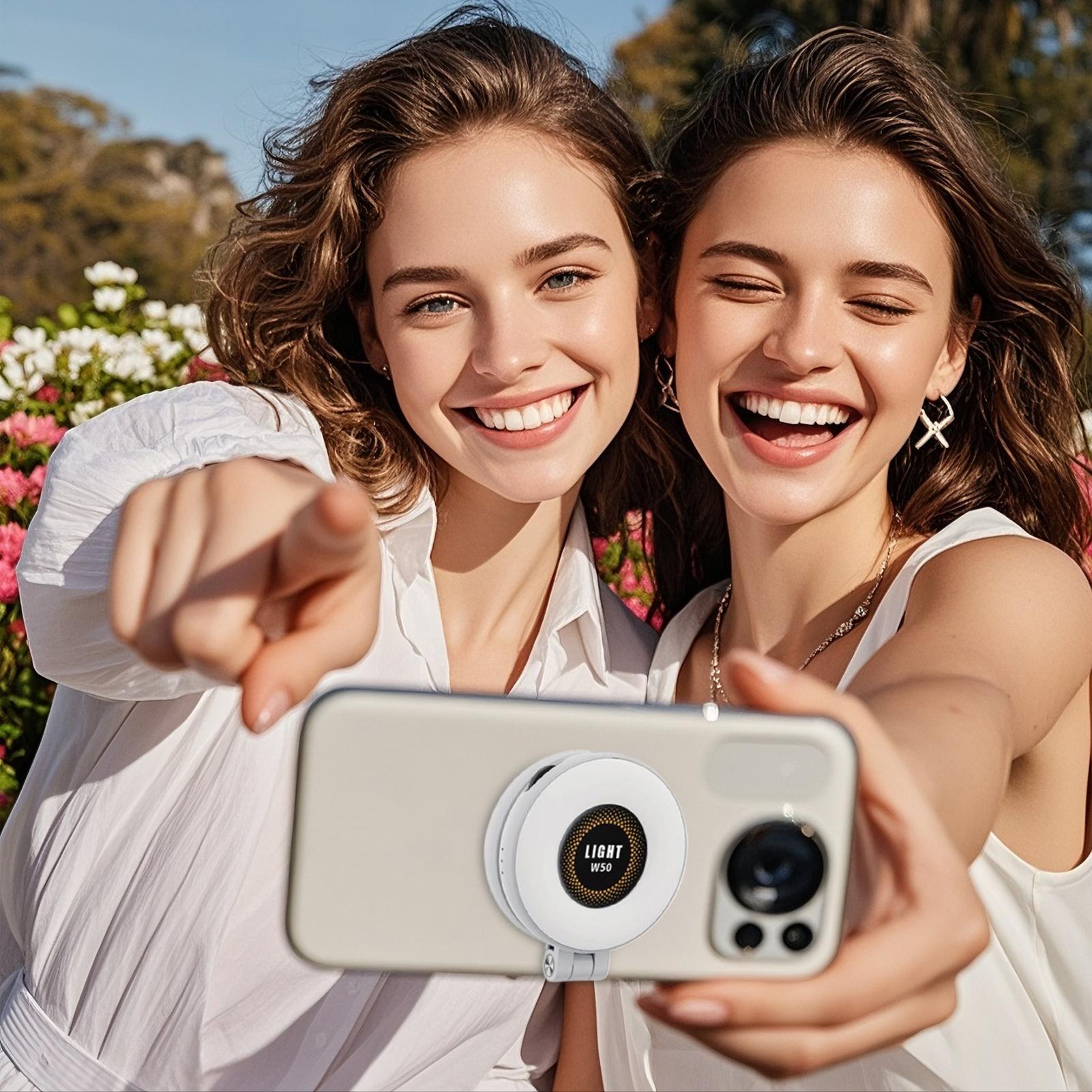 Magnetic Selfie Light 3 Modes  - Makeup Photography Lighting ulasan dan harga
