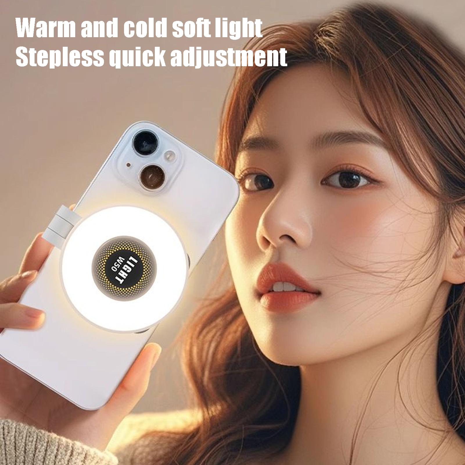 Magnetic Selfie Light 3 Modes  - Makeup Photography Lighting ulasan dan harga