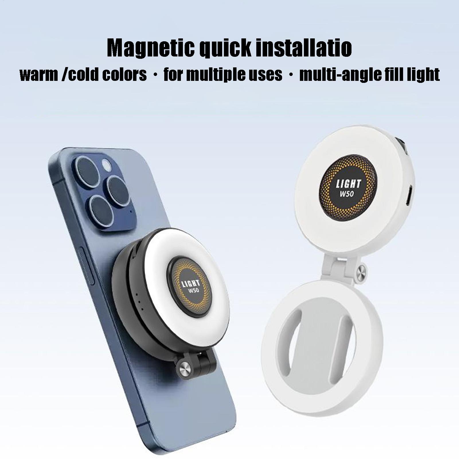Magnetic Selfie Light 3 Modes  - Makeup Photography Lighting ulasan dan harga