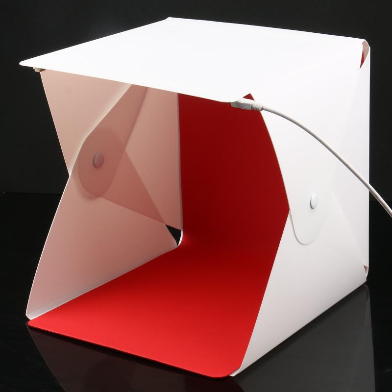 Portable LED Photo Studio Ligh - Photography Lighting Case ulasan dan harga