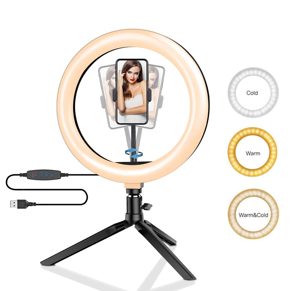 26cm 10 inch Led Ring Selfie L - Makeup Photography Lighting ulasan dan harga