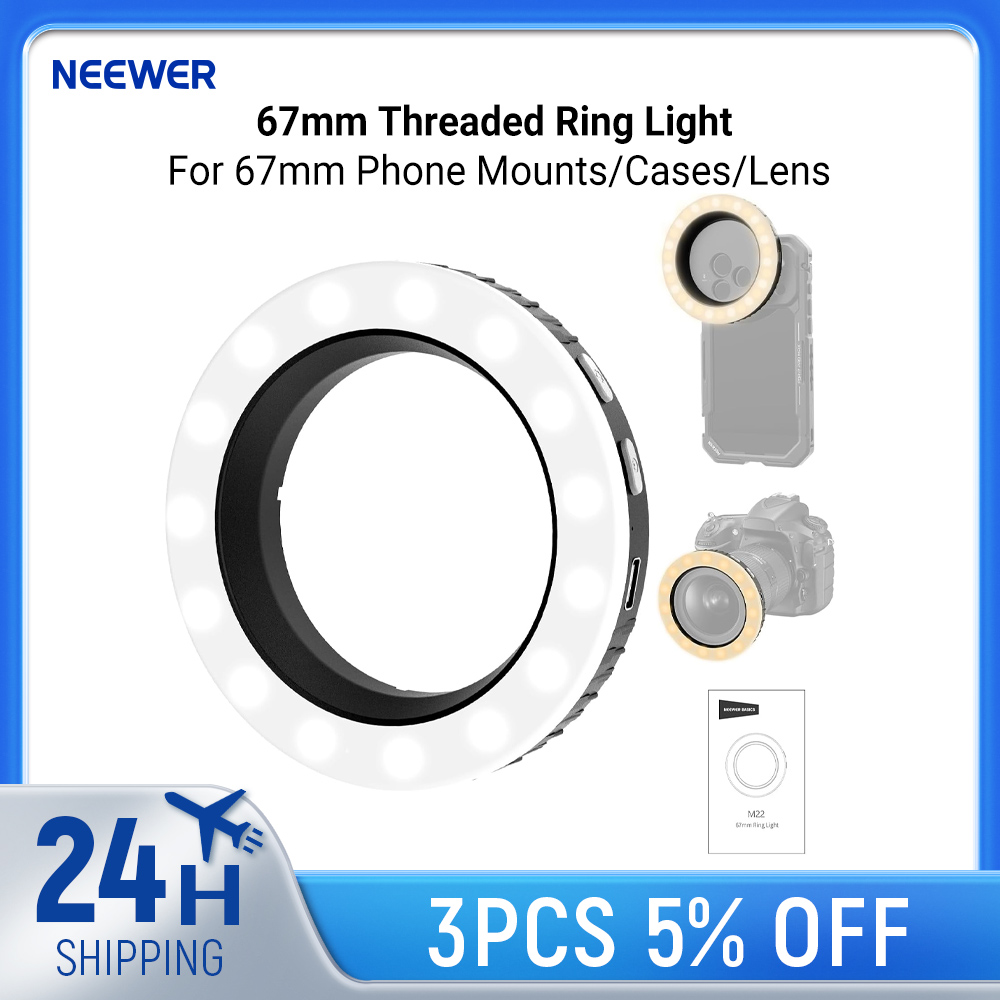 NEEWER Basics 67mm Threaded Ri - Photography Lighting Case ulasan dan harga