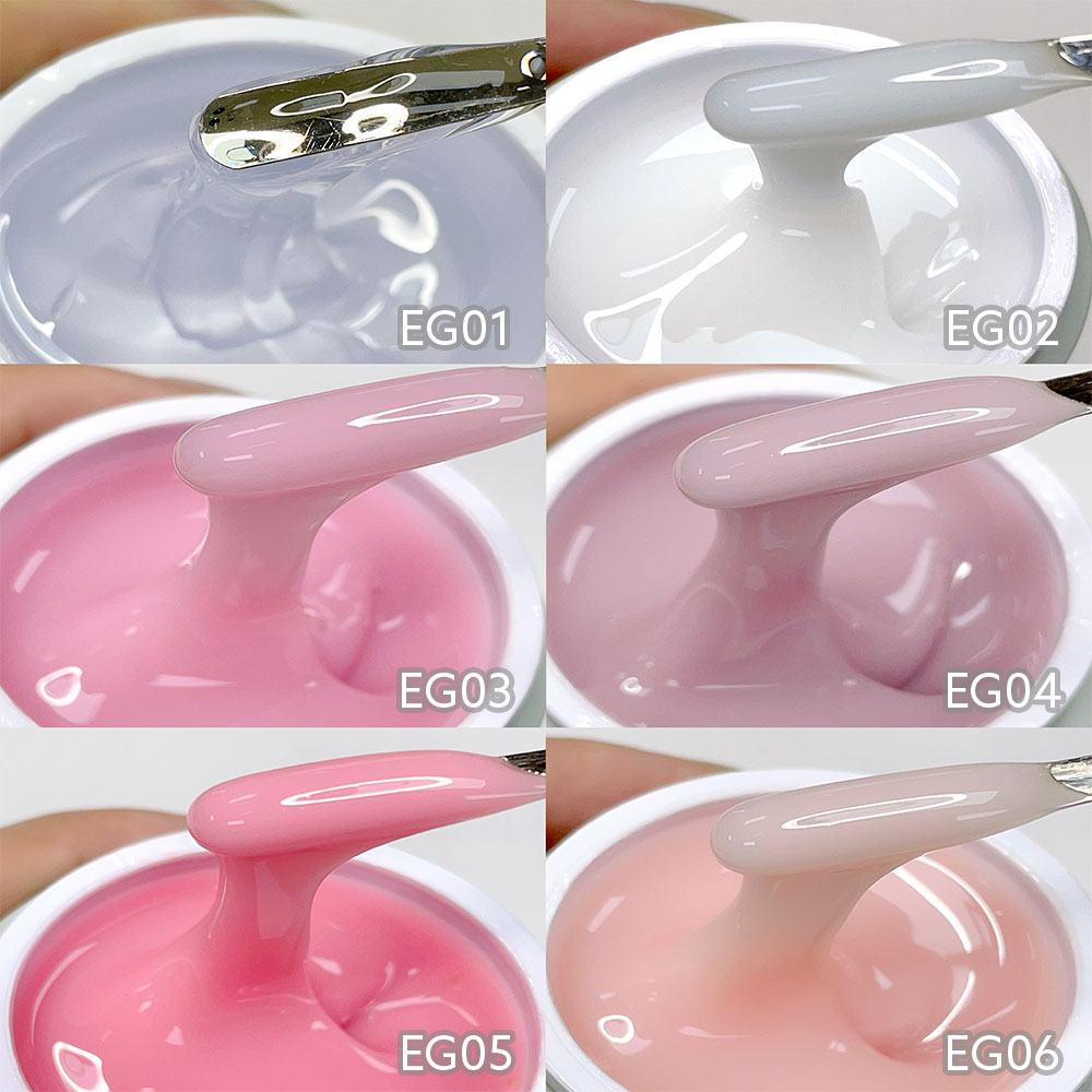 CANNI 28g 12Pcs Nail Extension - Coloured Gel Set ulasan dan harga