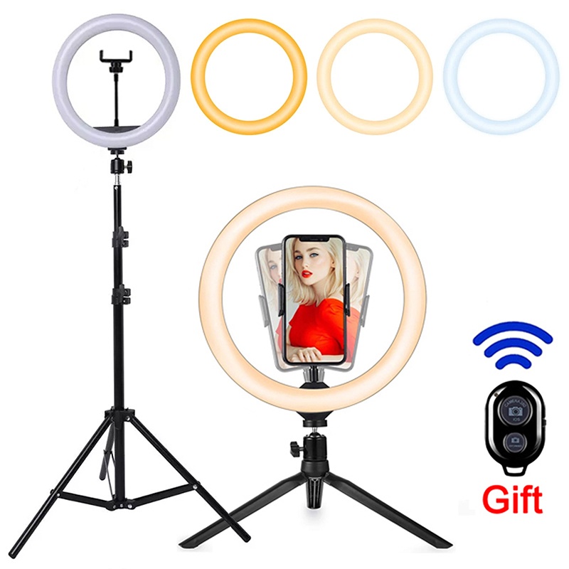 16/26/33cm LED Selfie Ring Lig - Photography Lighting Wand ulasan dan harga