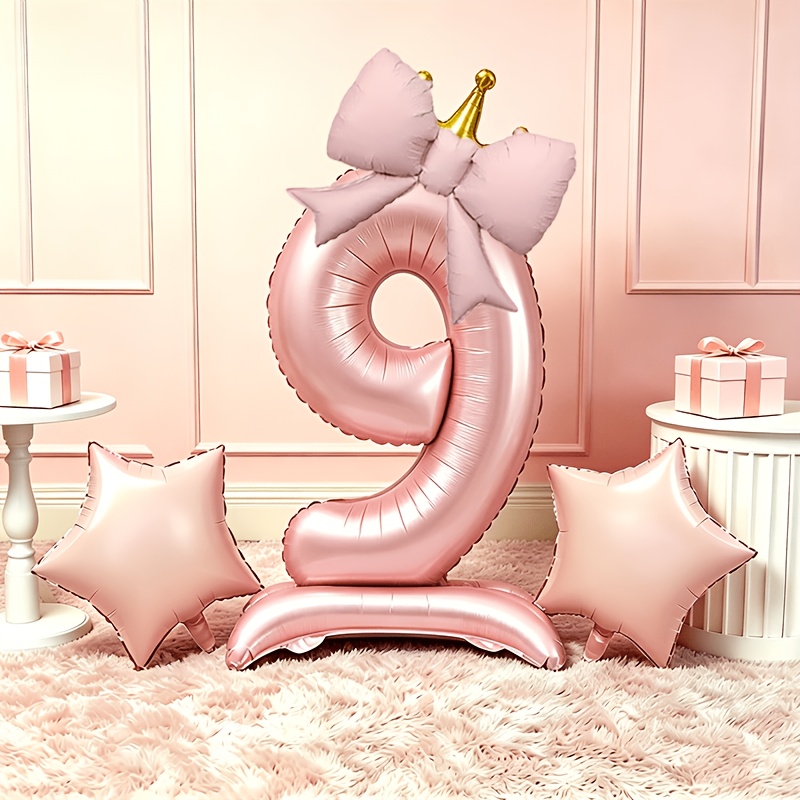 Light Luxury Pink 3D Balloons  - Makeup Photography Lighting ulasan dan harga