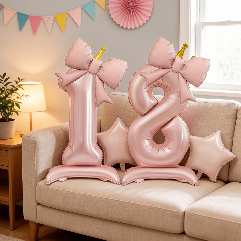 Light Luxury Pink 3D Balloons  - Makeup Photography Lighting ulasan dan harga