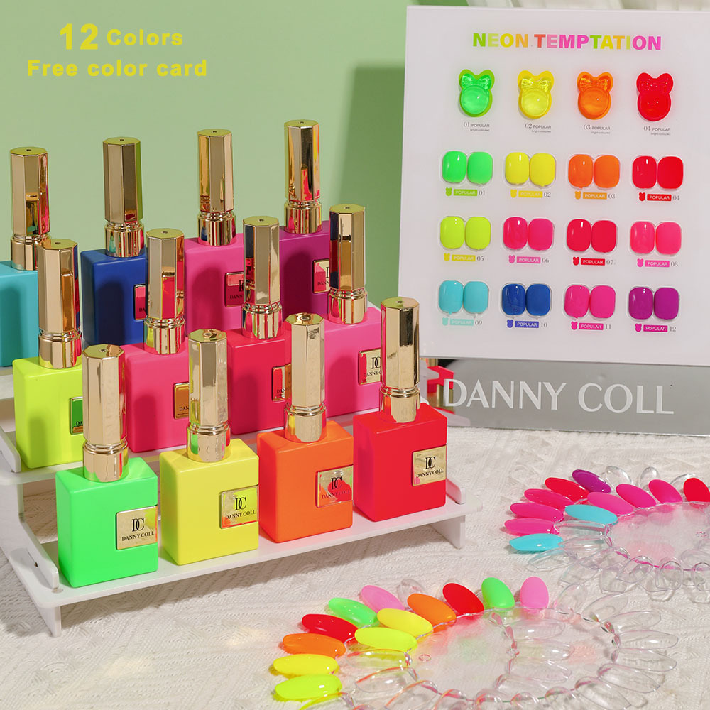 Spring Summer Colourful Fluore - Coloured Gel Set ulasan dan harga
