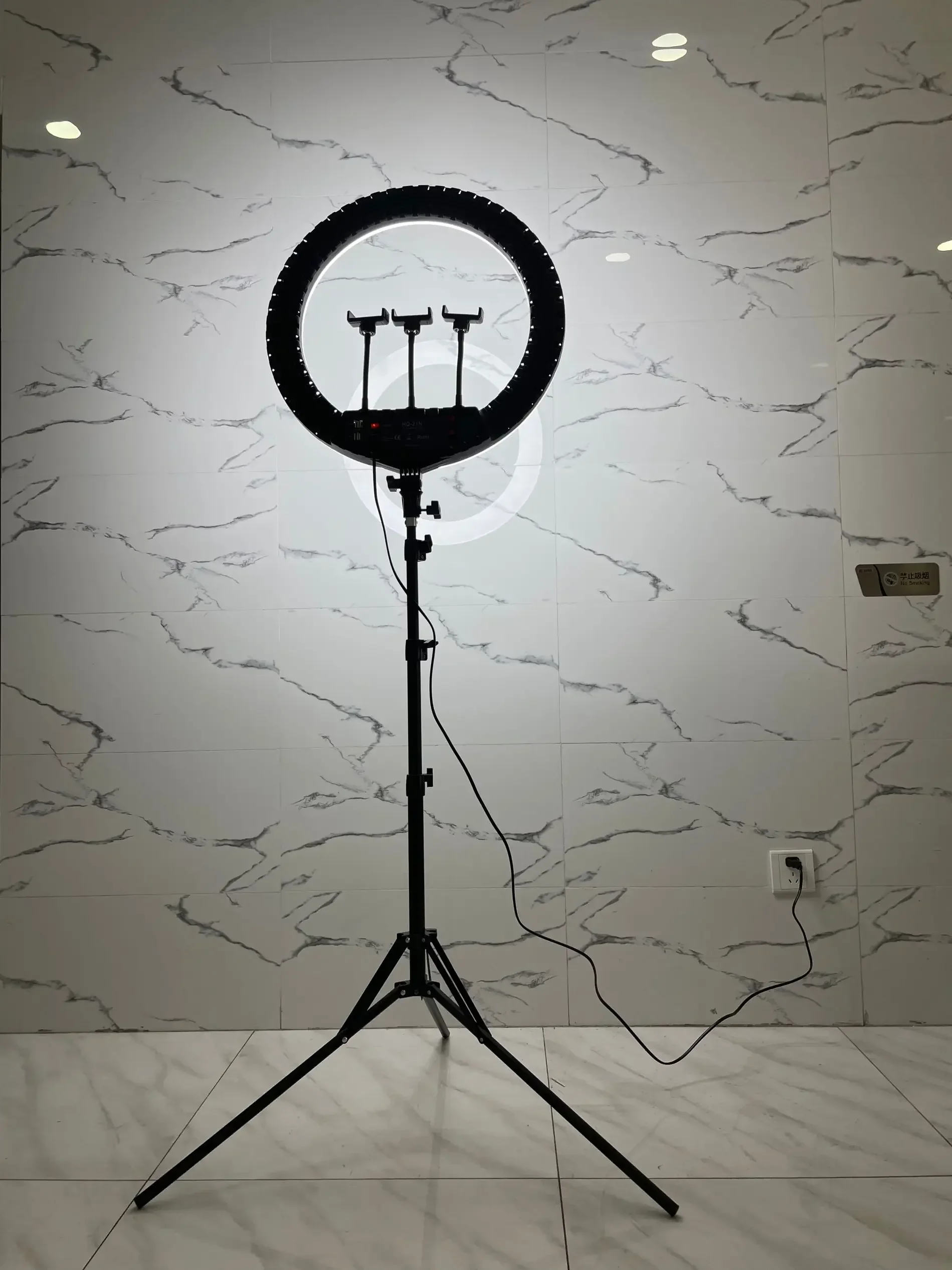 HQ-21n 21 Inch LED Ring Light  - Makeup Photography Lighting ulasan dan harga