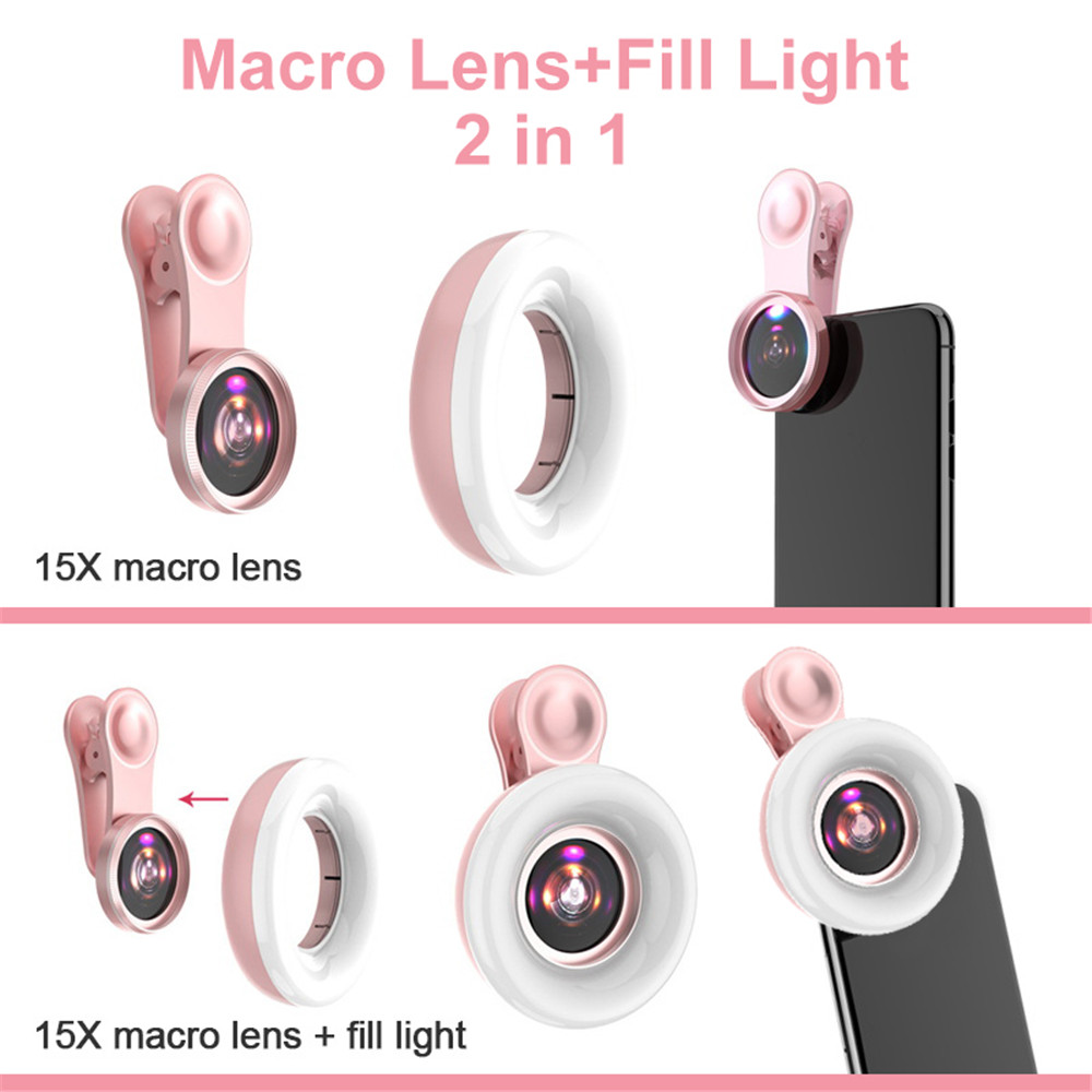 Mobile Lens 15X Macro Lens Mob - Photography Lighting Wand ulasan dan harga