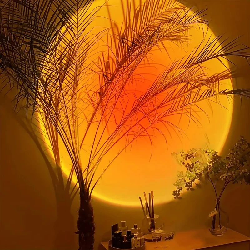 Mini USB ED Sunset Lamp Nightl - Photography Lighting Mood ulasan dan harga