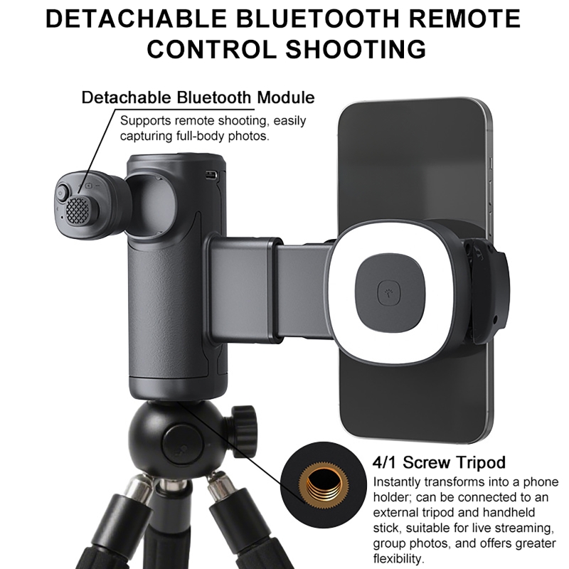 Bluetooth Selfie Handle with F - Photography Lighting Assistant ulasan dan harga