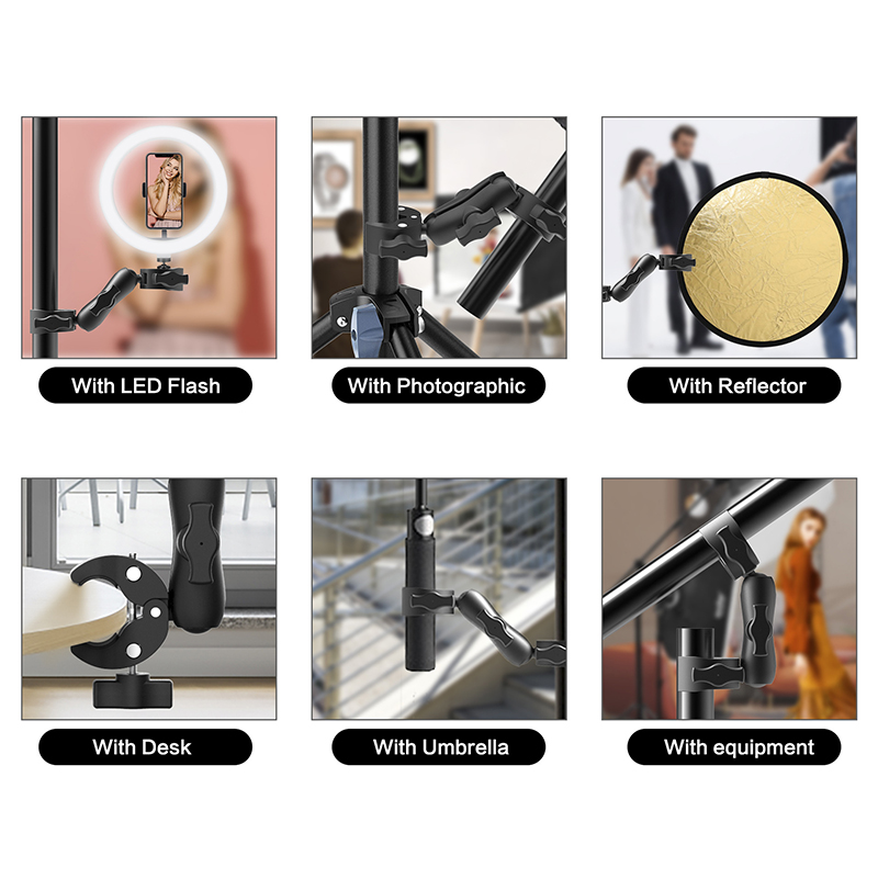 Double Super Clamp Camera Moun - Reflector Arm Clamp ulasan dan harga