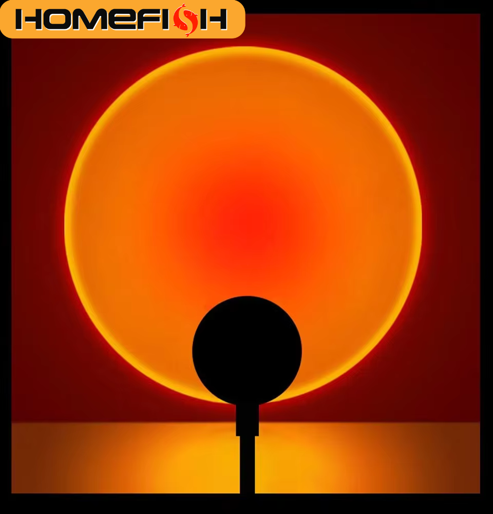 HOMEFISH LED Sunset Projection - Photography Lighting Mood ulasan dan harga