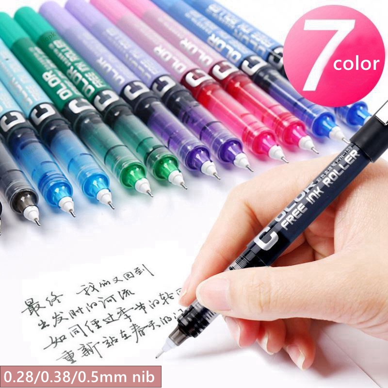 7pcs/set Large Capacity Straig - Coloured Gel Set ulasan dan harga